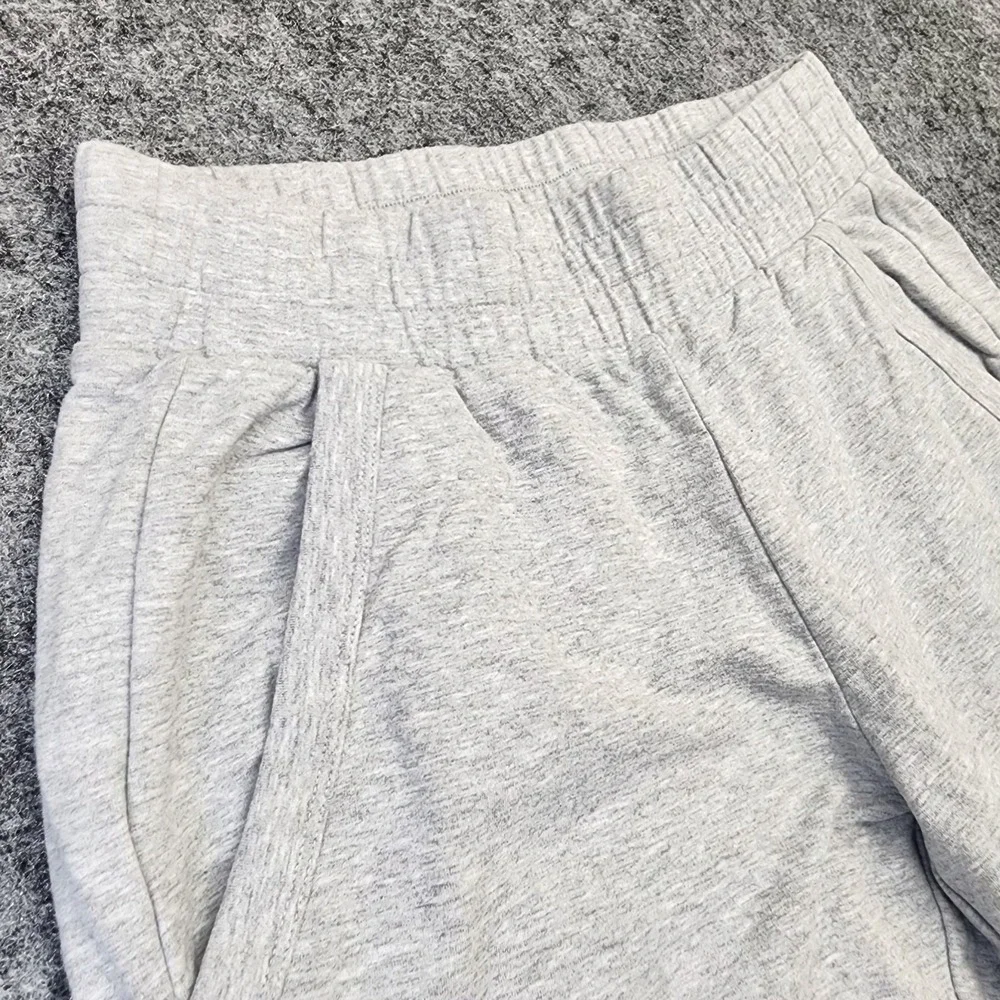 Alo Yoga Women's Gray Jogger Pants XS Pull-On Knit Pockets Cotton Blend